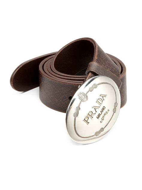 prada brown belt|Prada cinture belt men's.